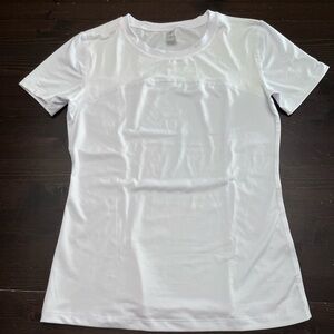Elegant White Short Sleeve Women's Tee